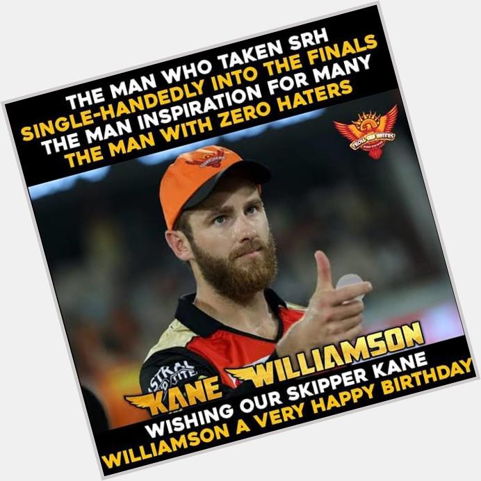 Happy birthday to the coolest cricketer Kane Williamson 