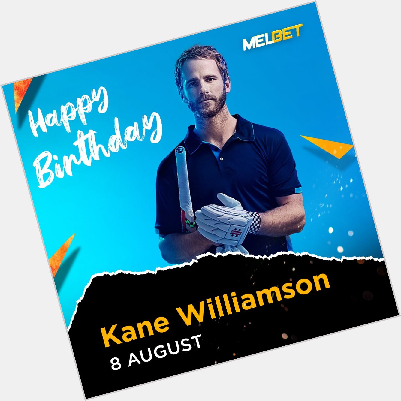  Wishing You a very Happy Birthday - Kane Williamson     