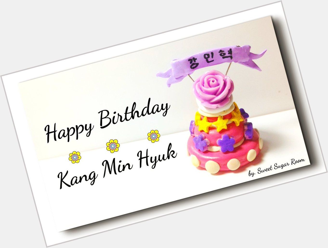 Happy birthday Kang Min Hyuk.   