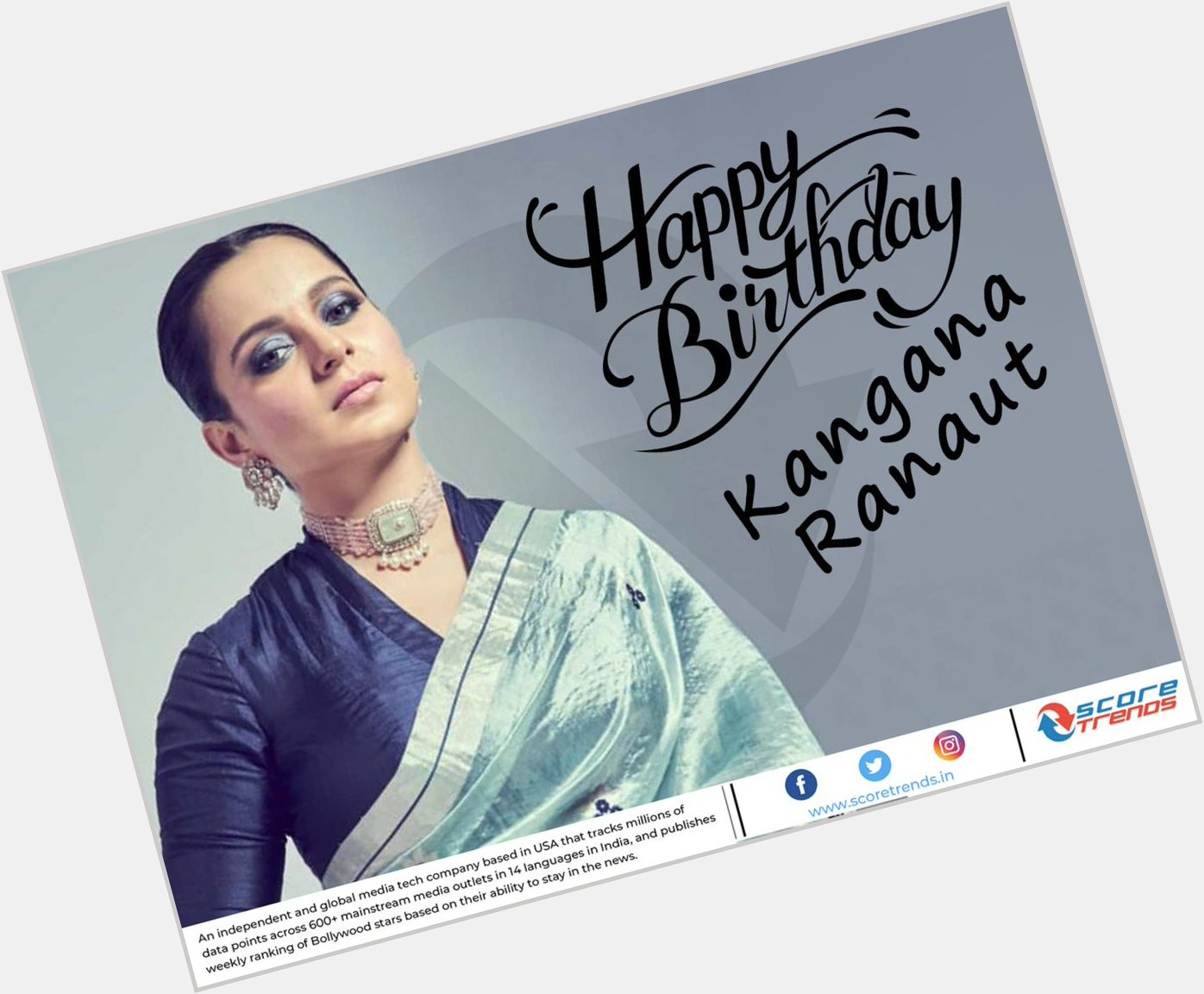 Score Trends wishes Kangana Ranaut a Happy Birthday!! 
