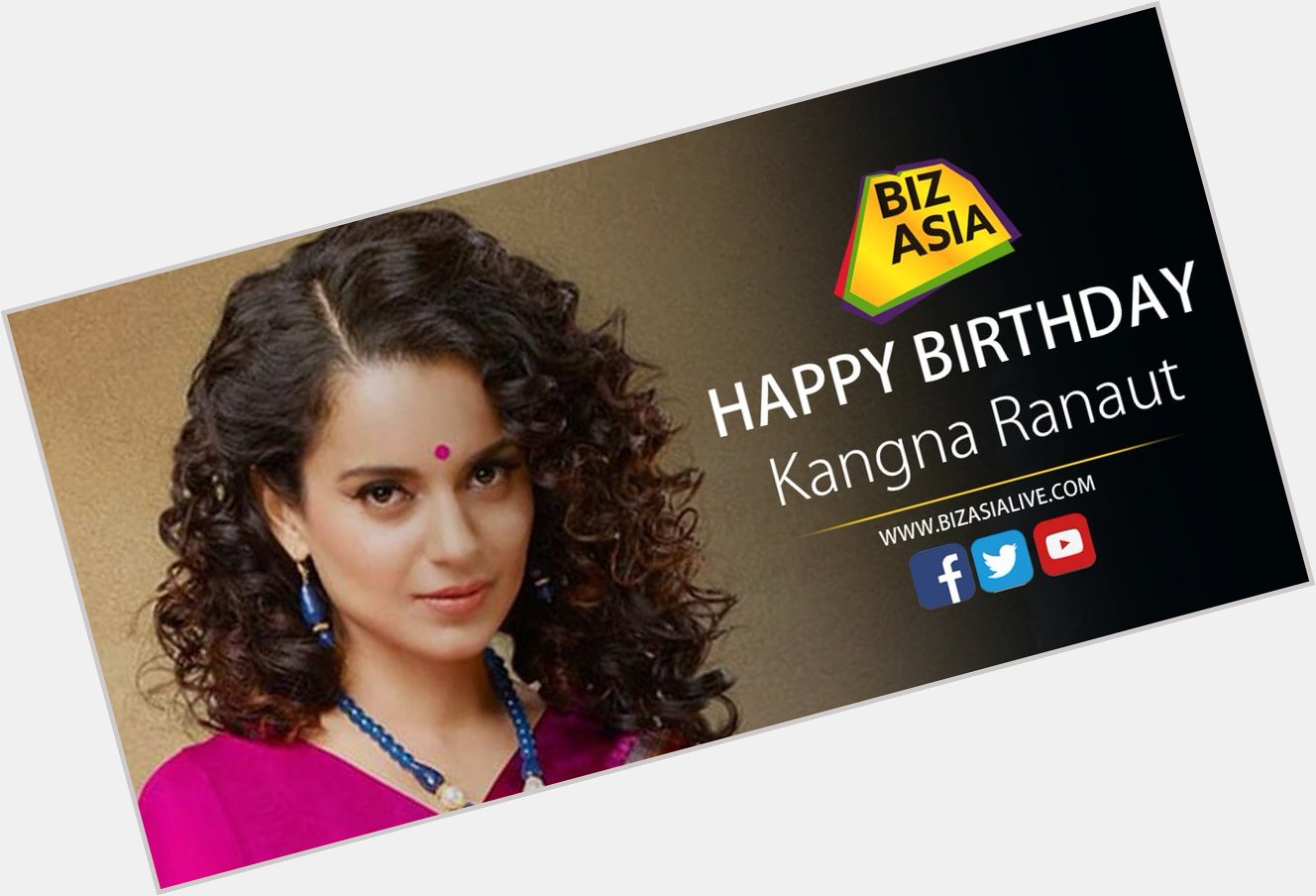  wishes Kangna Ranaut a very happy birthday. 