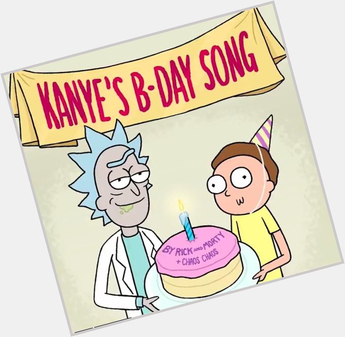 Kim Kardashian had Rick and Morty wish Kanye West a happy birthday.
 