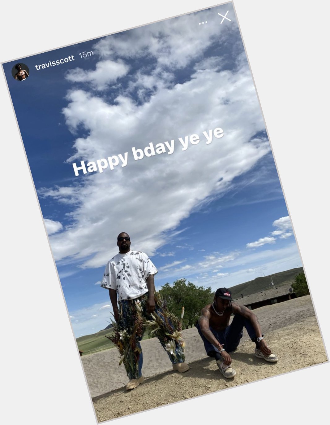 Travis Scott wishes Kanye West a happy birthday   