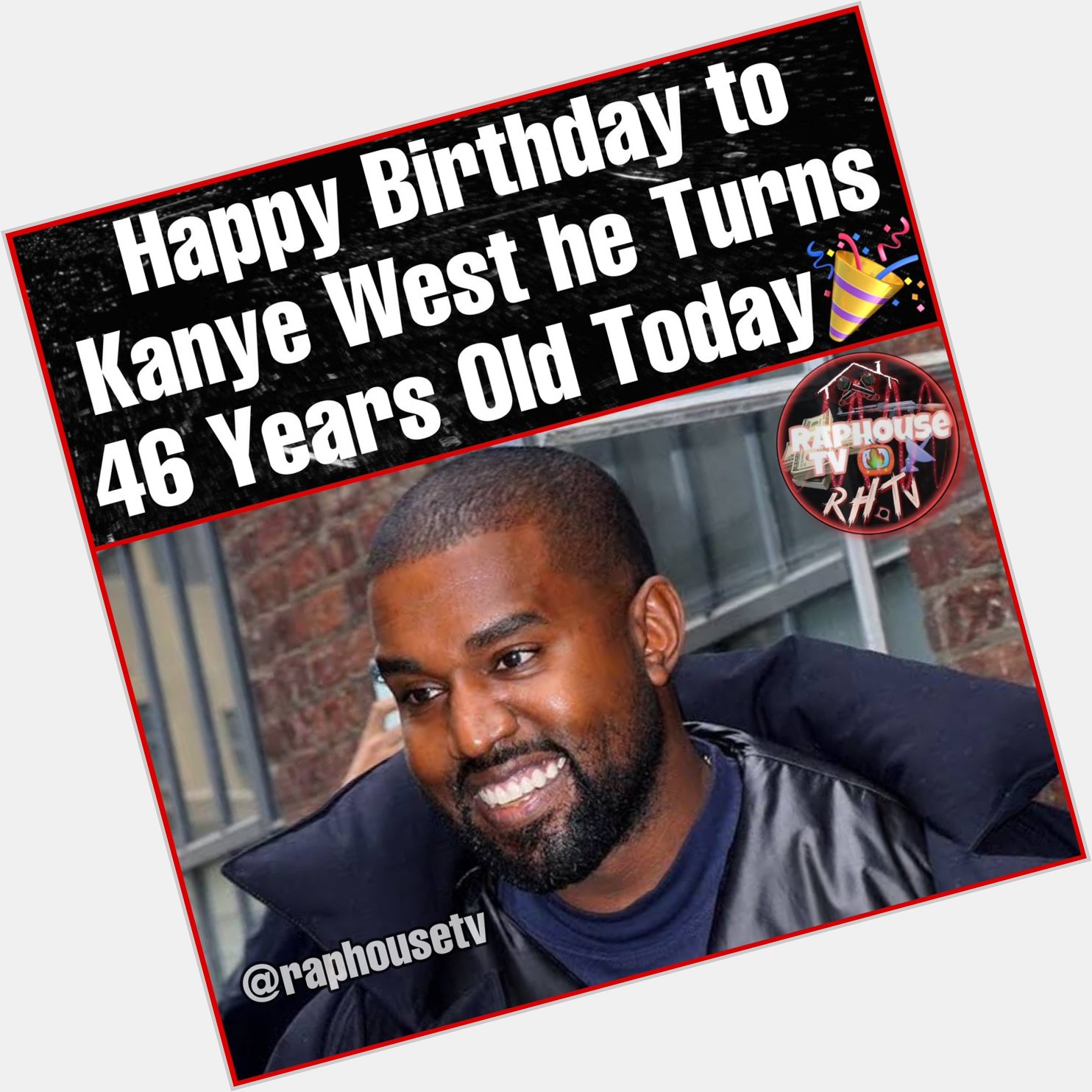 Happy Birthday to Kanye West he Turns 46 Years Old Today  What s your Favorite song from this Rap/Hip-Hop Legend 