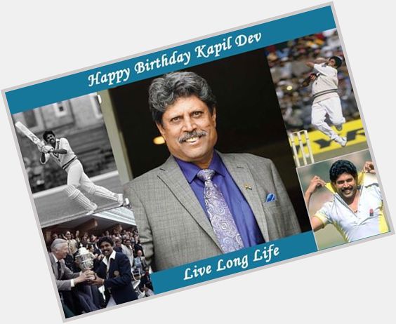 A very happy birthday to former Indian captain Kapil Dev 