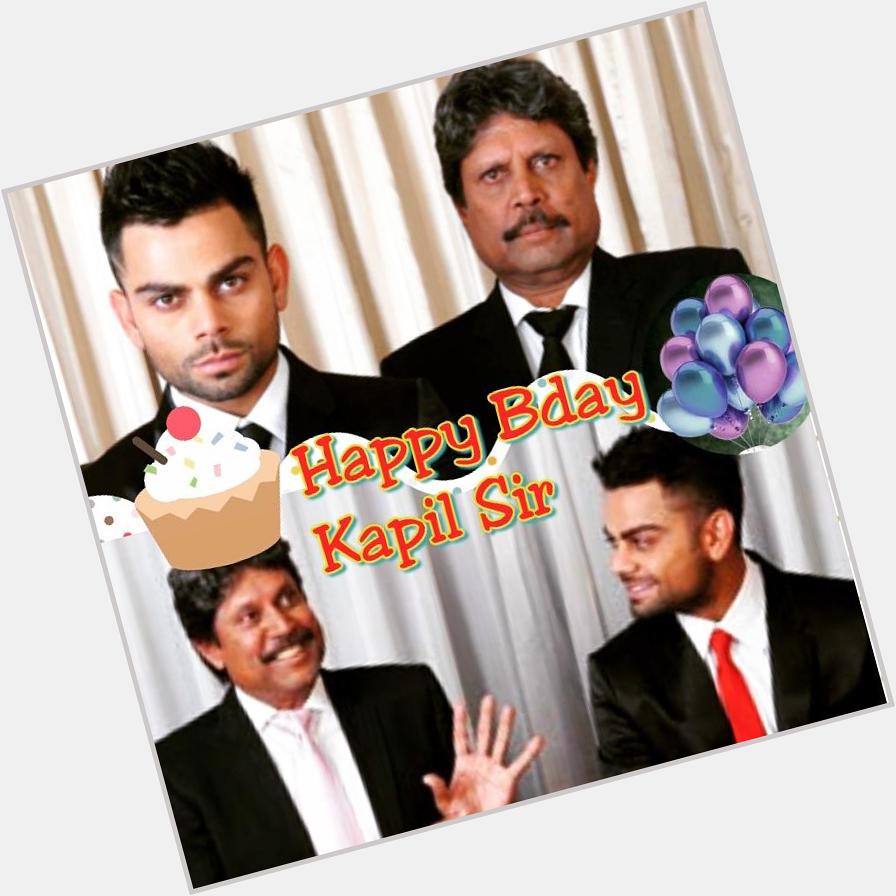 A very Happy birthday to Kapil Dev Sir from & all the Viratians ..
We are proud of you both.. 