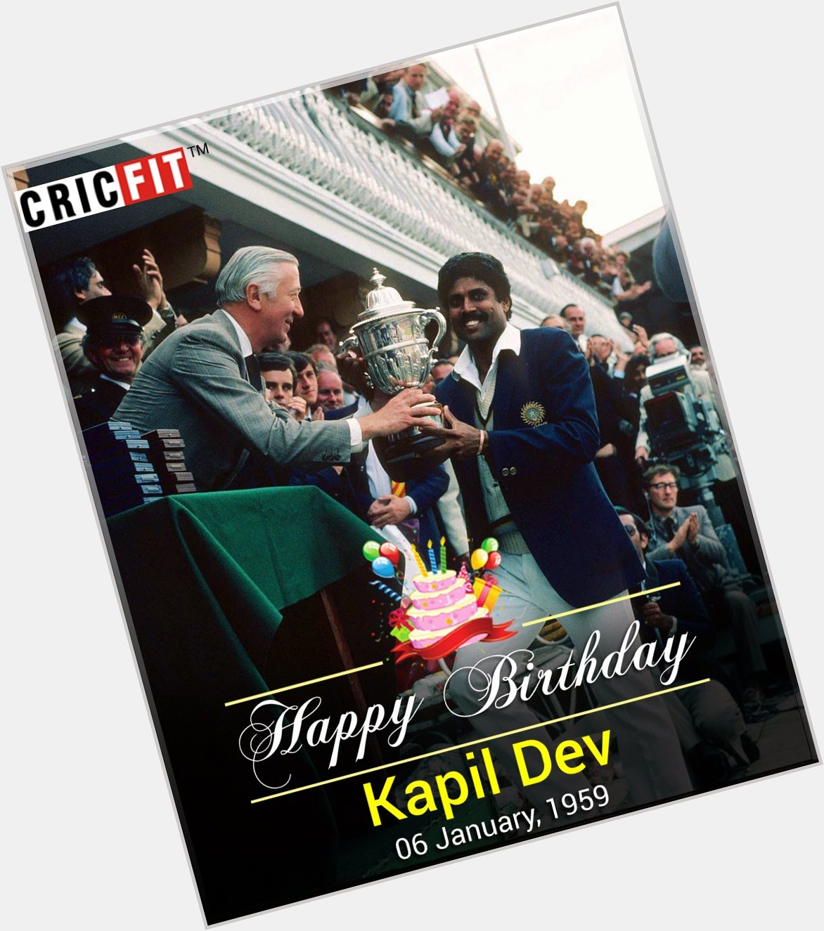 Cricfit Wishes one of the greatest all-rounders the game Kapil Dev a Very Happy Birthday! 