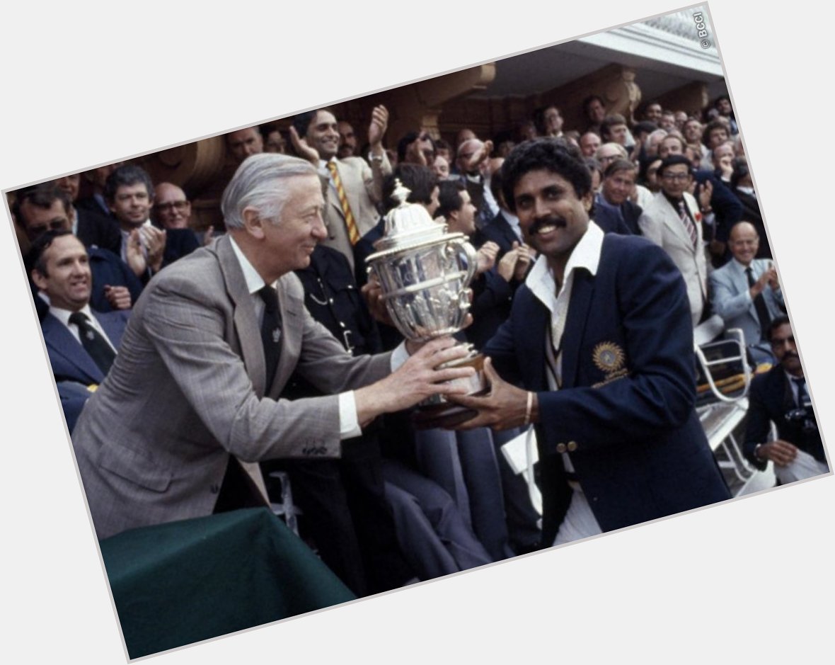 Happy birthday Kapil Dev paajii ! U r a true inspiration for millions of cricket lovers, no 1 can forget this moment 