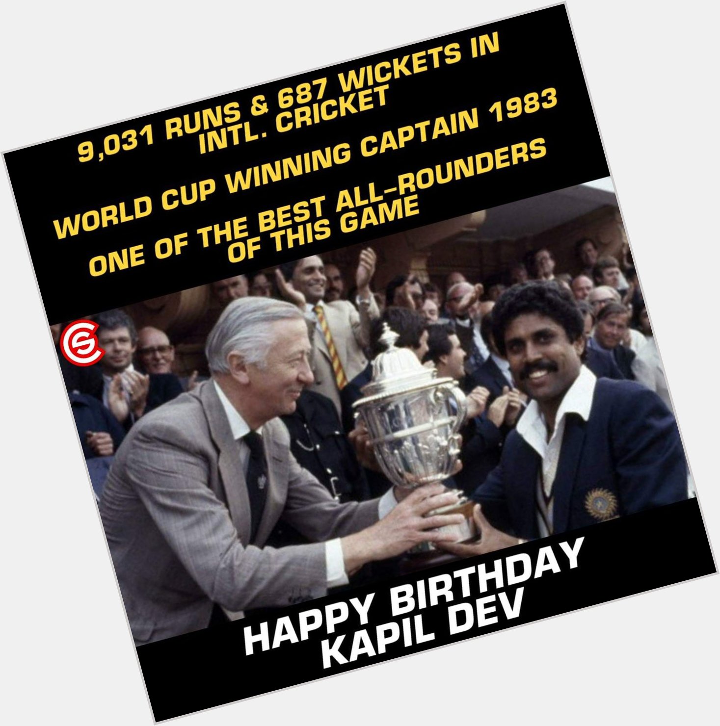 Happy Birthday to Kapil Dev!! 