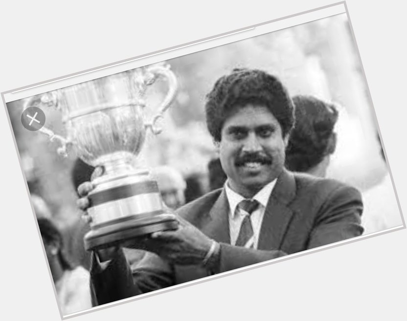   Yeass that\s our real hero great all-rounder and Happy birthday Kapil Dev sir 
