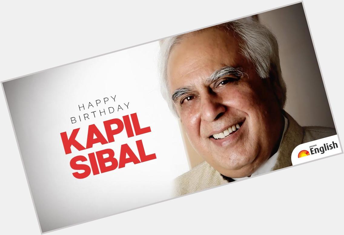 Here\s wishing a very happy birthday to former Union Minister Kapil Sibal!  