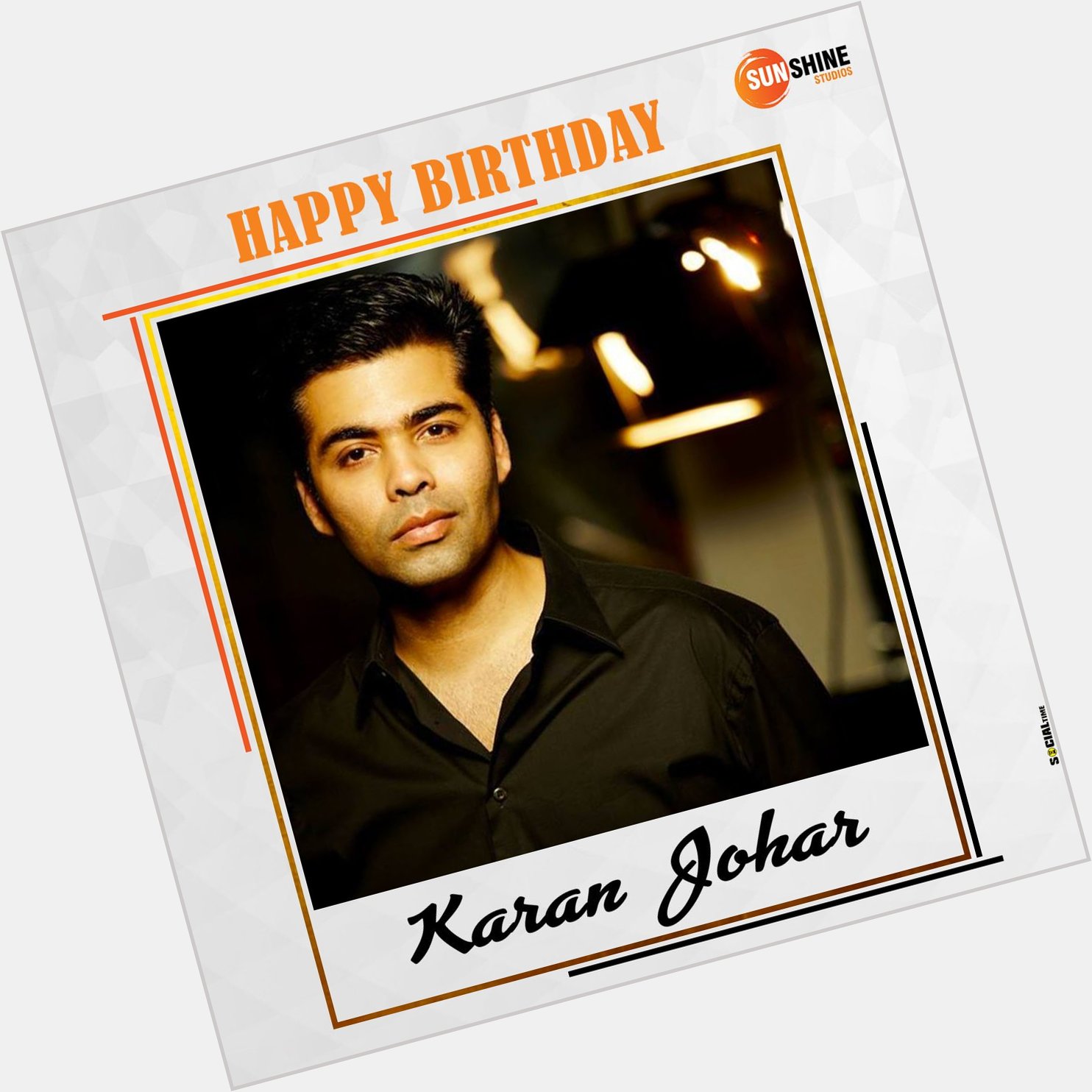 Happy Birthday to Karan Johar!     