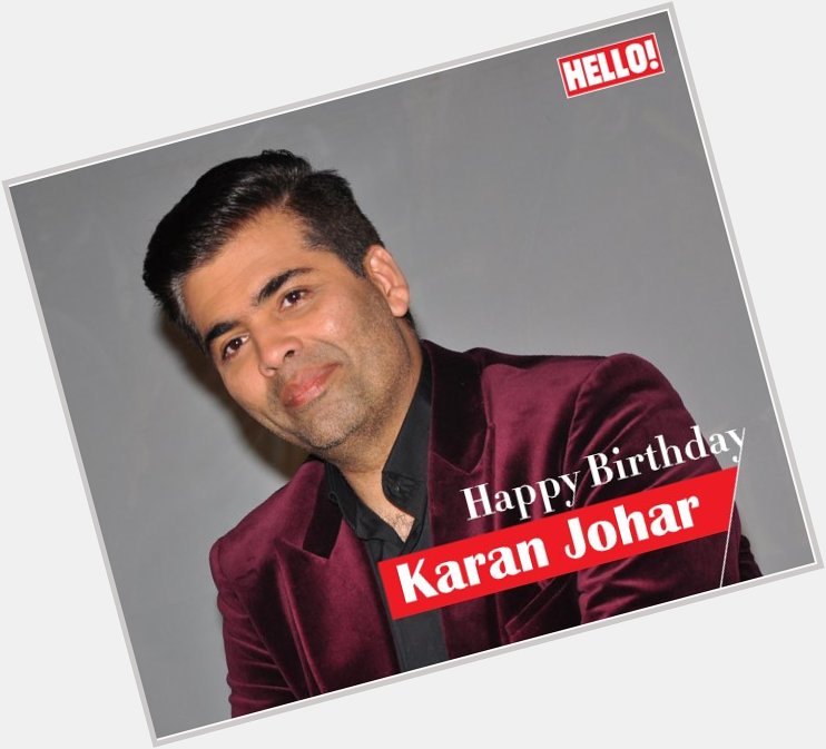 HELLO! wishes Karan Johar a very Happy Birthday   