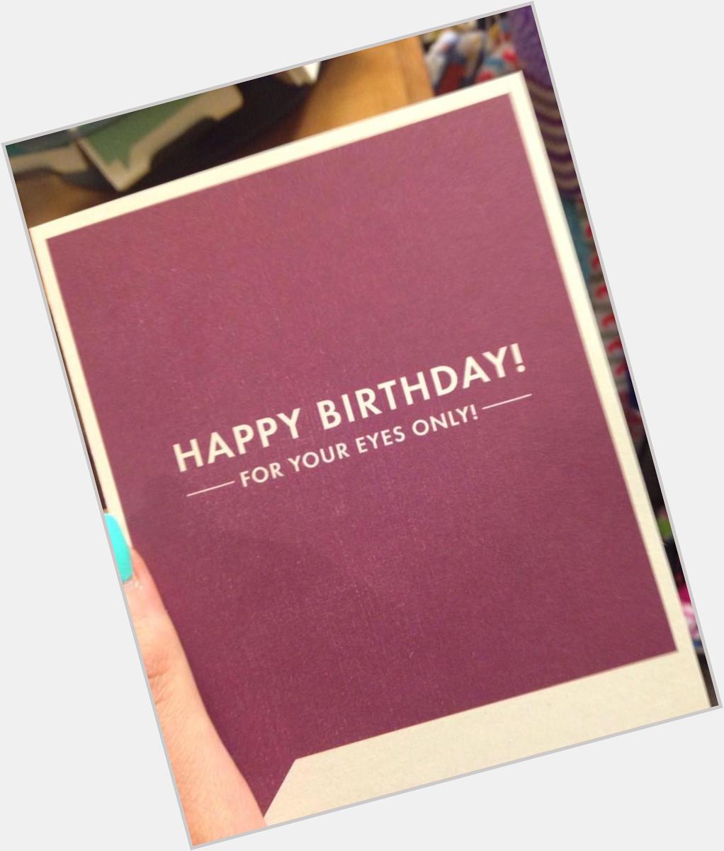 OMG!! This card is  Only for the birthday boy eyes  Happy Birthday Karan Patel! 