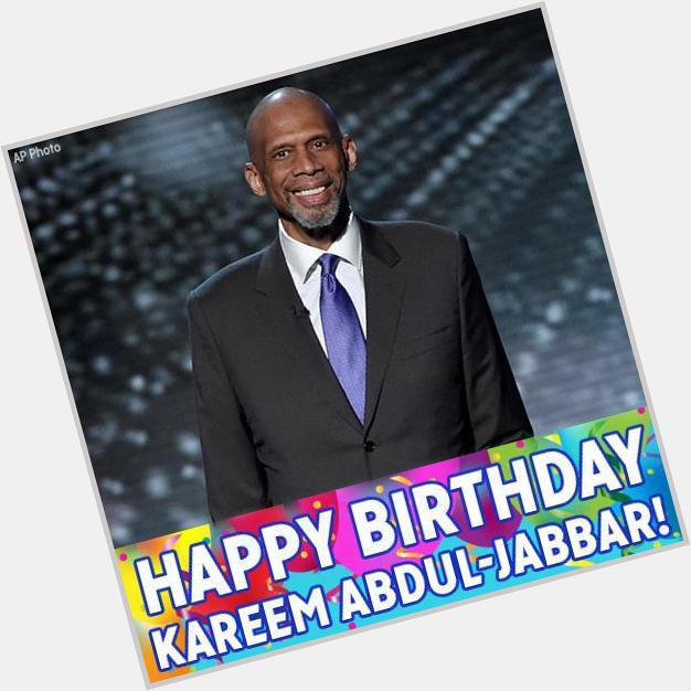 Happy birthday to NBA legend and contestant Kareem Abdul-Jabbar 