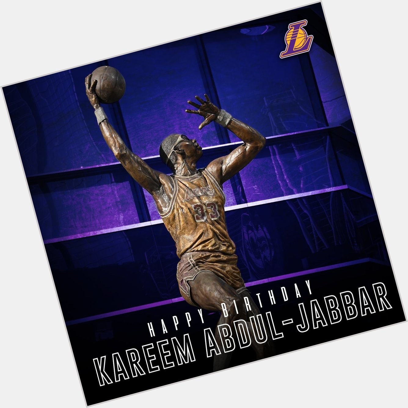 Happy Birthday to Lakers legend Kareem Abdul-Jabbar! 