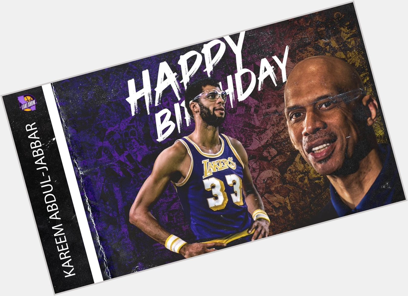 Happy Birthday
KAREEM ABDUL JABBAR
WON ON ALL LEVELS
GREATEST OF ALL-TIME
to many
73 years young! 