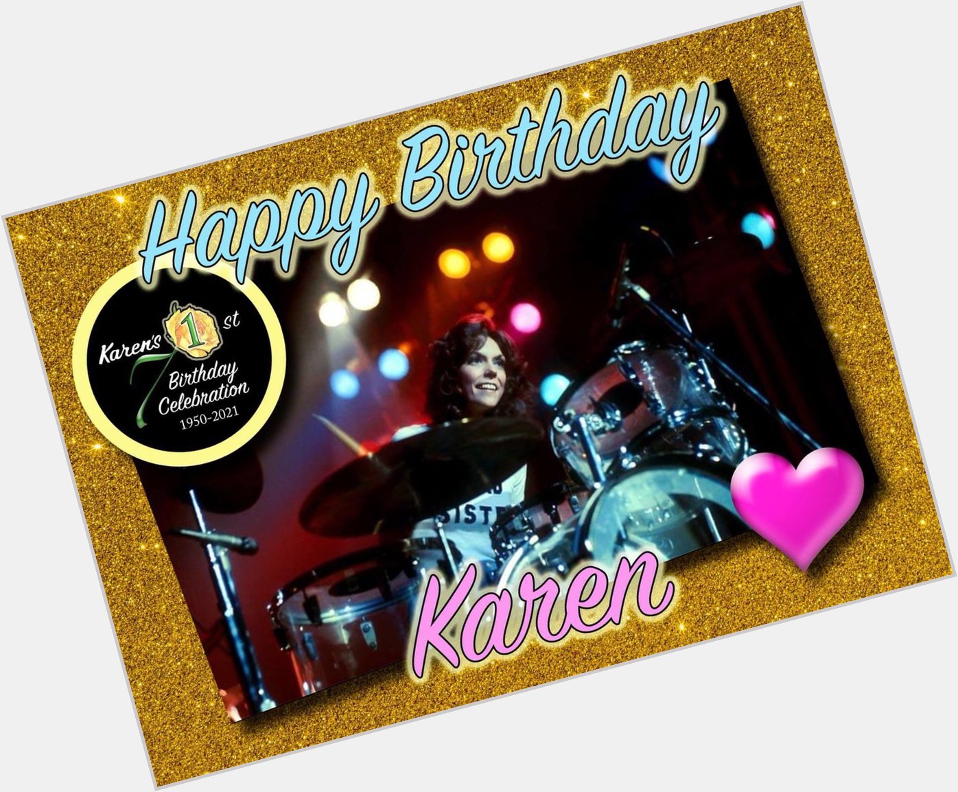 Today, March 2nd marks what would have been Karen Carpenter\s 71st birthday. Happy heavenly birthday, Karen!  