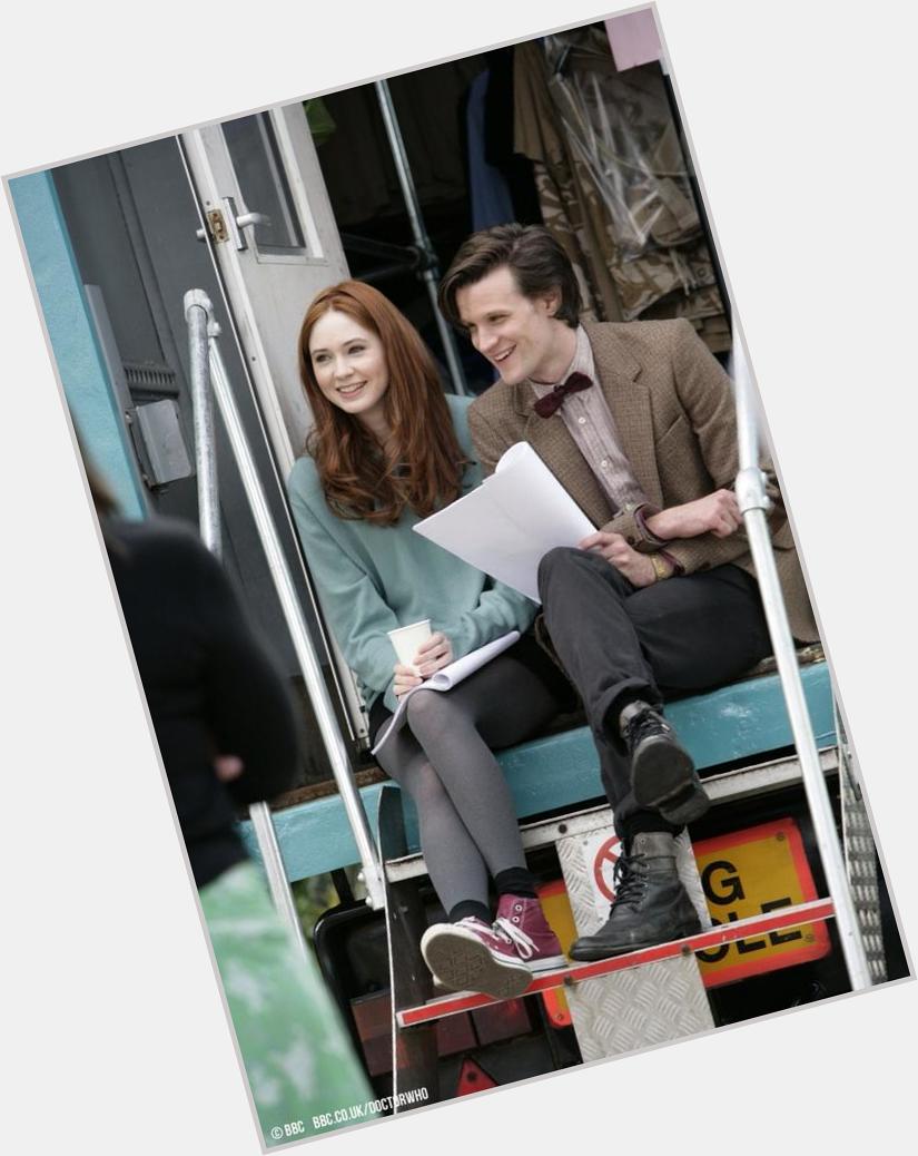   Happy birthday to Matt Smith! Here s a moment from The Eleventh Hour:  ...Karen Gillan 