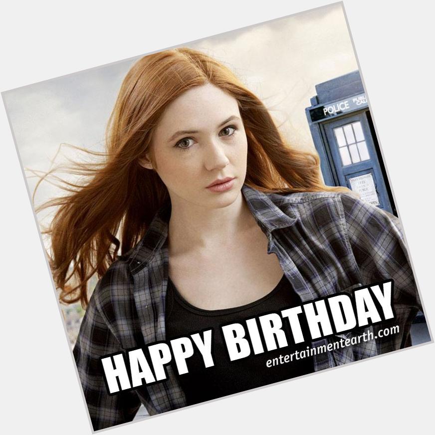 Happy 27th Birthday to Karen Gillan of Doctor Who! Shop Collectibles:  