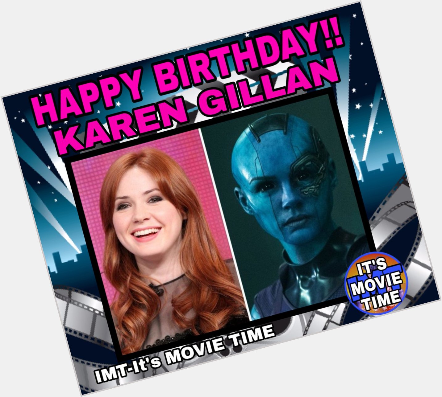 Happy Birthday to the Beautiful Karen Gillan! The actress is celebrating 32 years. 