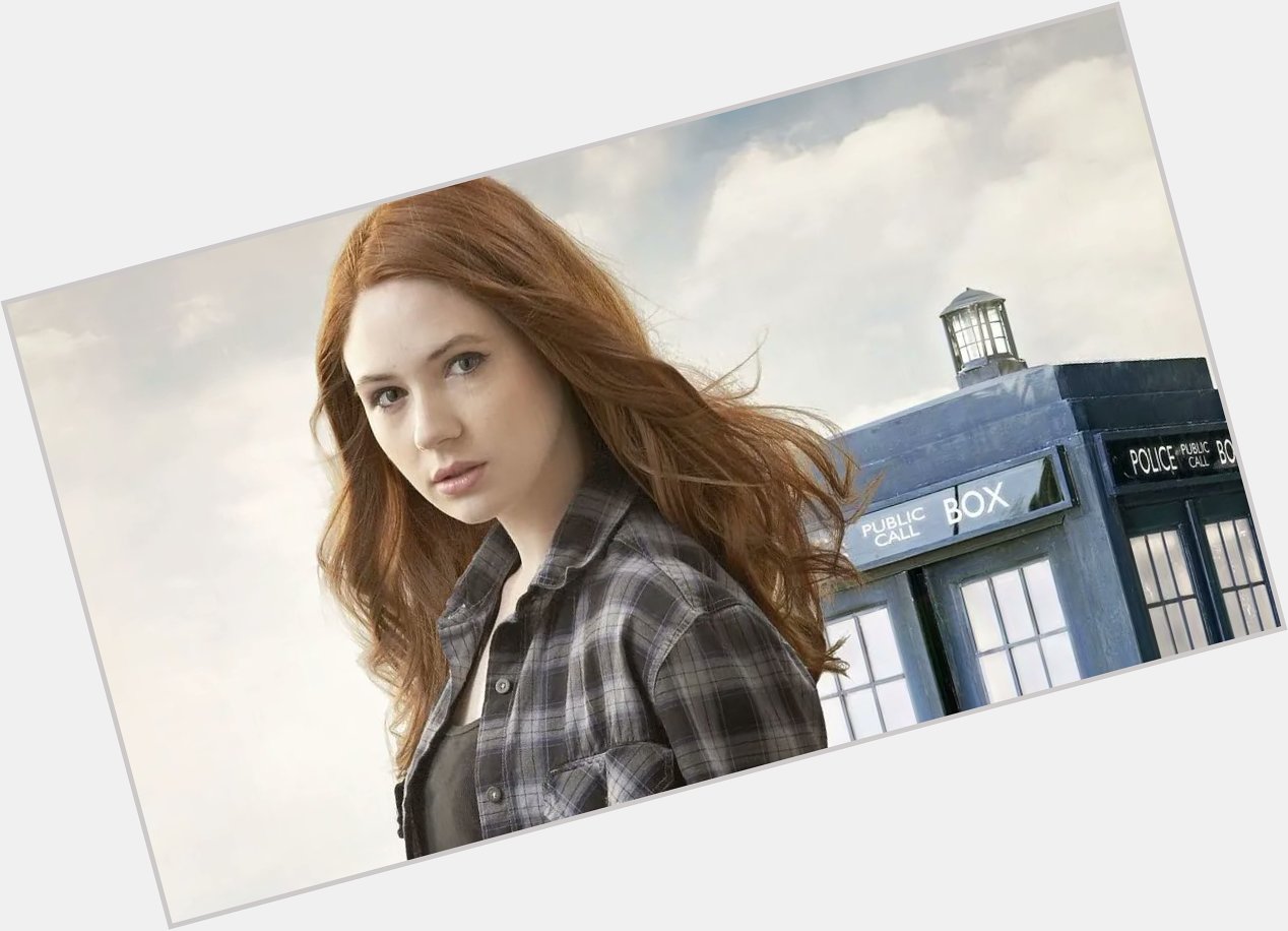Wishing a very Happy Birthday to Karen Gillan who played the 11th Doctor s travelling companion Amy Pond. 