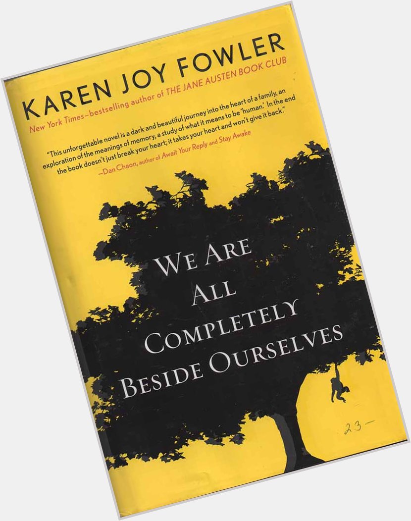 Happy birthday, Karen Joy Fowler: 

Gallery:  