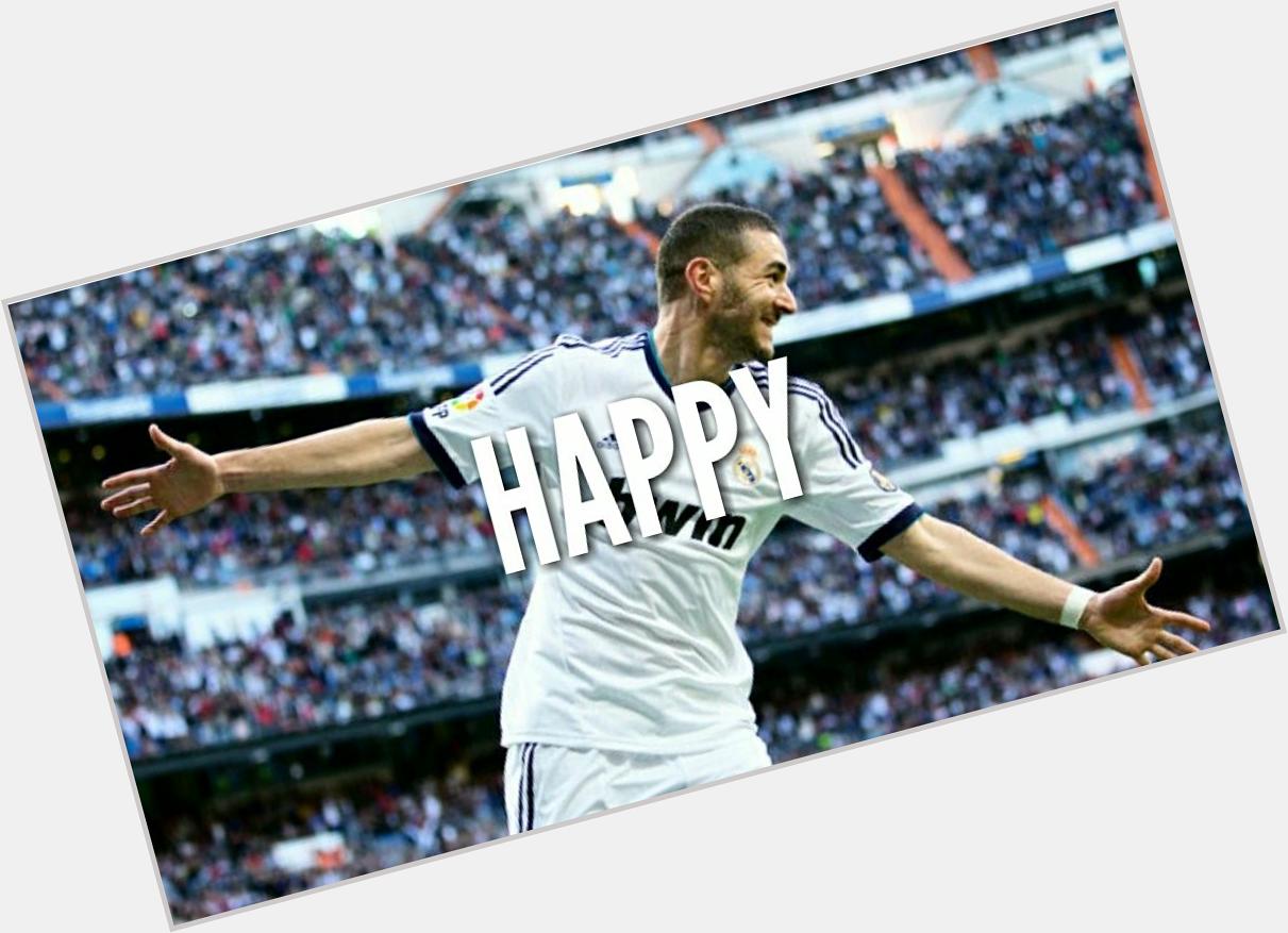 Happy 27th birthday to Karim Benzema!  