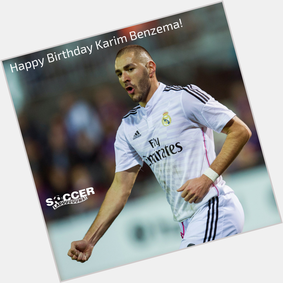 Join us in wishing striker, Karim Benzema a very happy birthday! Have a great day :) 