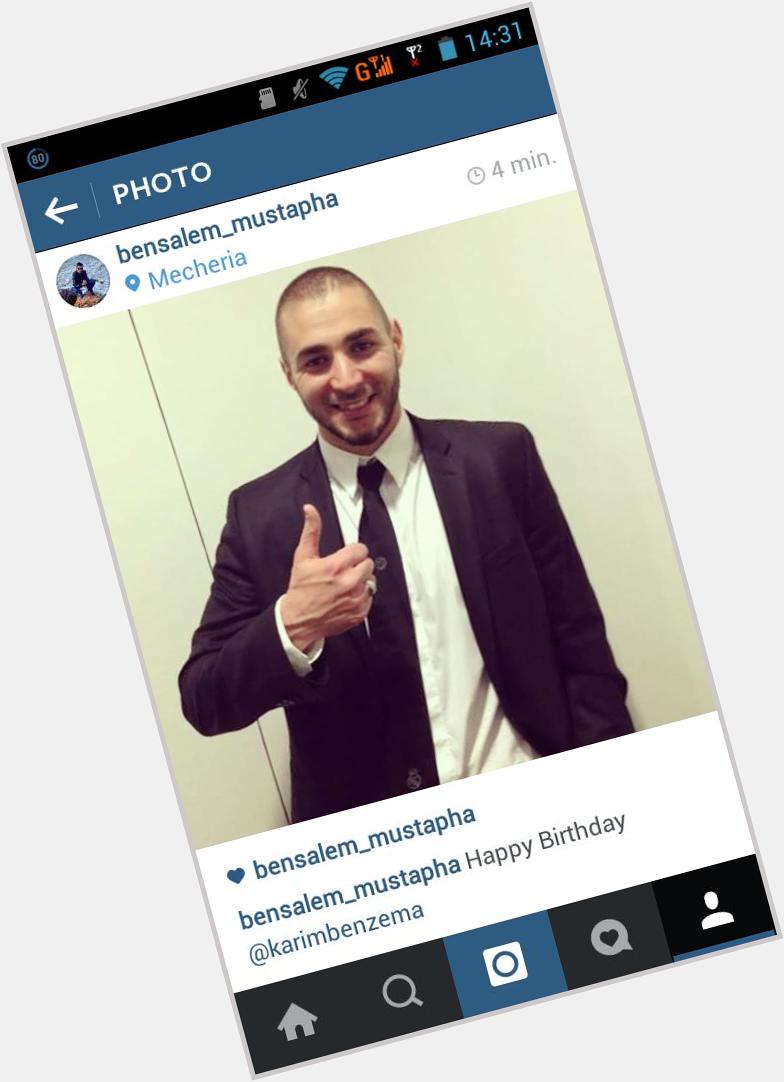 Happy birthday Karim Benzema         