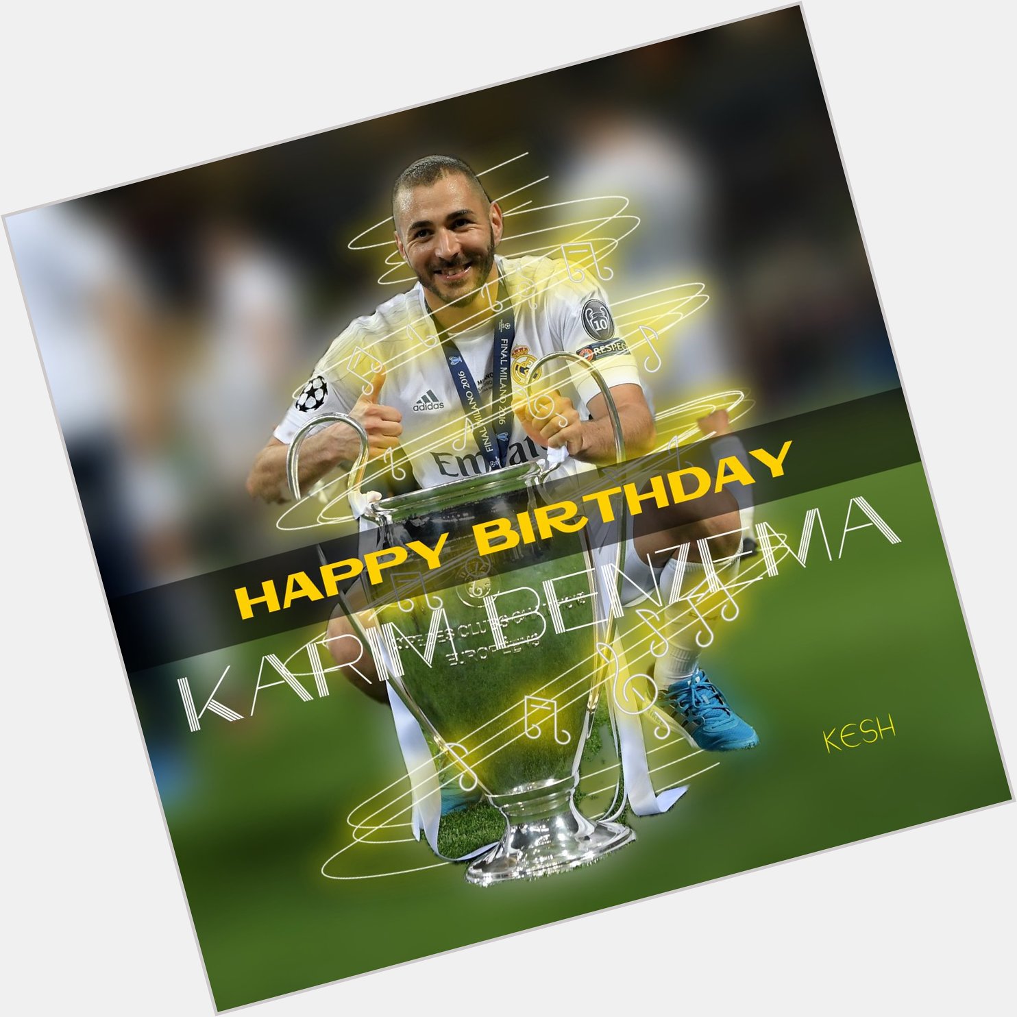 Happy 33rd birthday to Real Madrid\s star Karim Benzema  