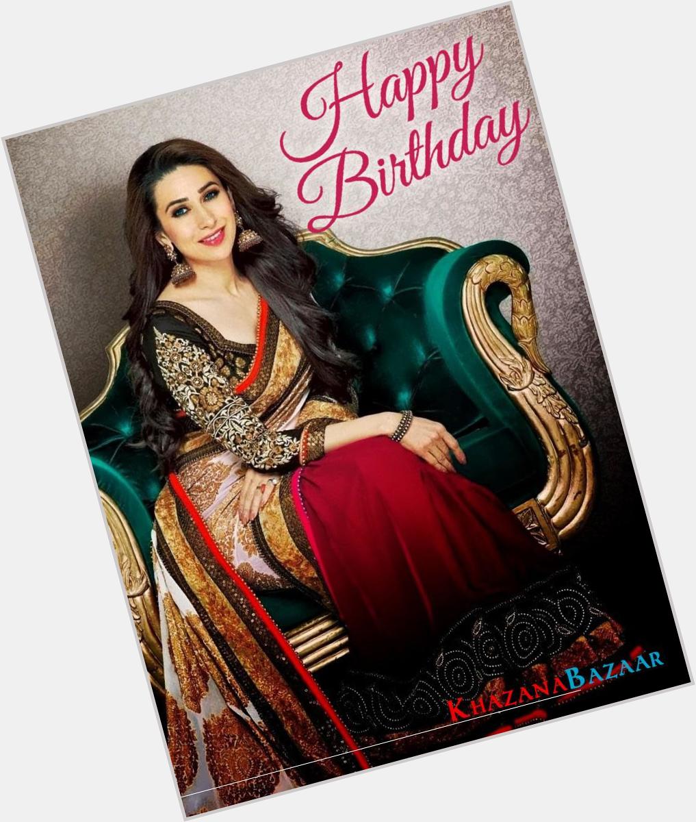 Khazana Bazaar wishes the gorgeous Karisma Kapoor a very happy birthday!!!  