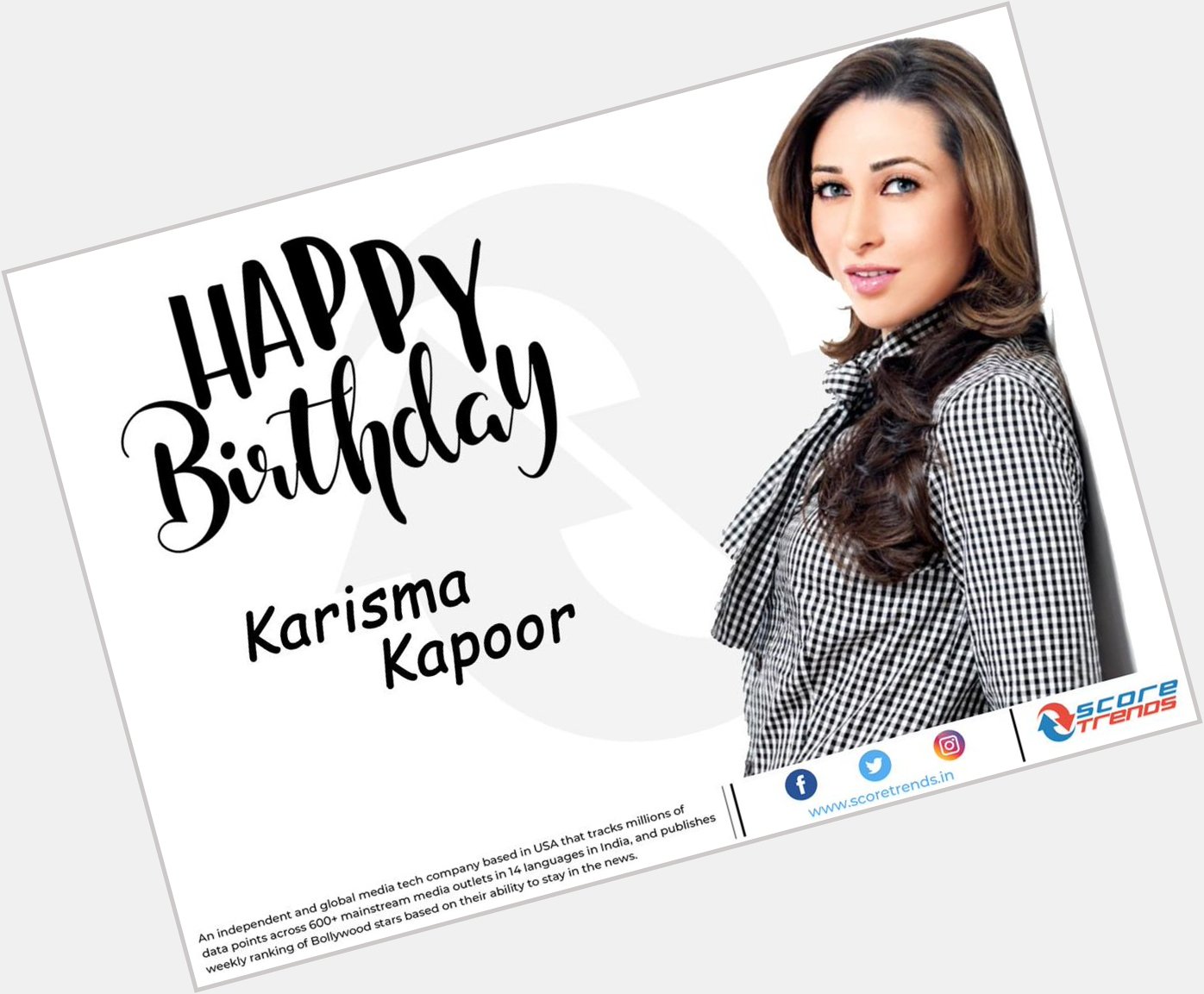 Score Trends wishes Karisma Kapoor a Happy Birthday!! 
