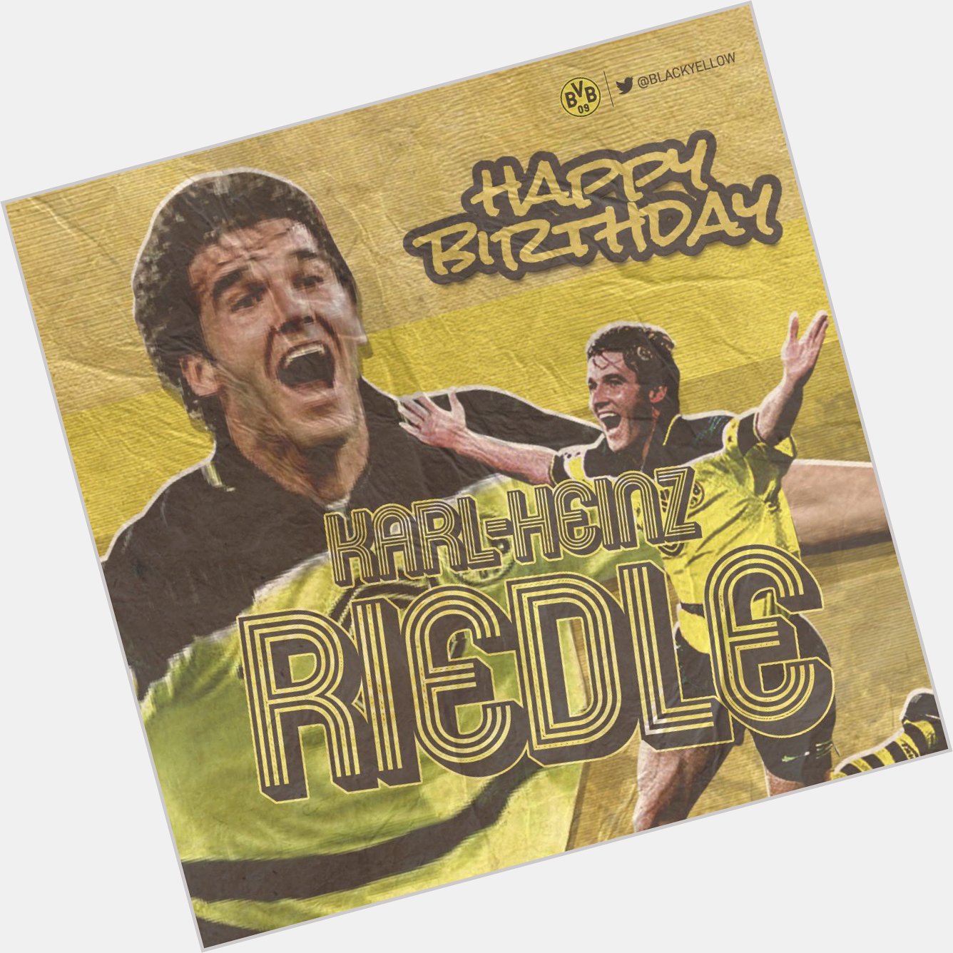 Happy 54th Birthday to BVB legend and Champions League hero, Karl-Heinz Riedle!  