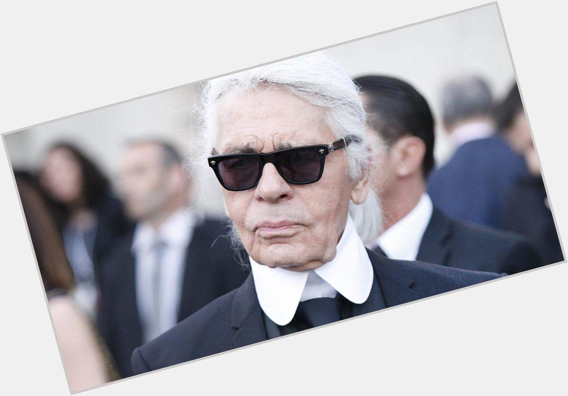 82 years old and still going strong! Happy birthday, Karl Lagerfeld  