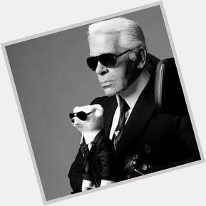 Happy birthday to Mr. Karl Lagerfeld, who is 84 today. 