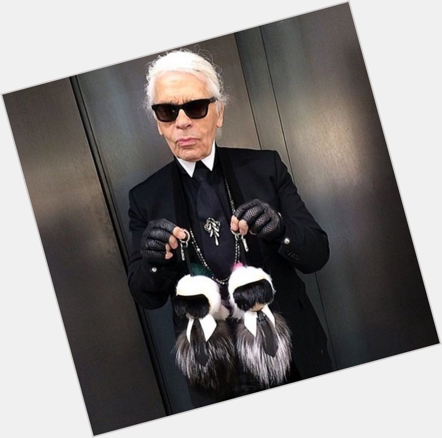 Happy Birthday to Karl Lagerfeld, who turns 84 today. I\m very much down to earth, just not this earth. 