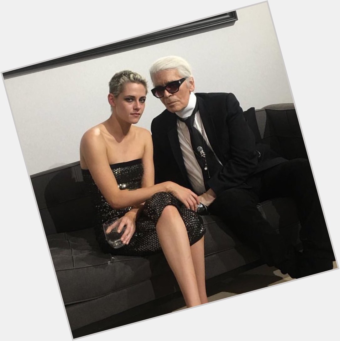 \It\s no secret that actress Kristen Stewart is a personal fave of Karl Lagerfeld\ Happy Birthday Karl 