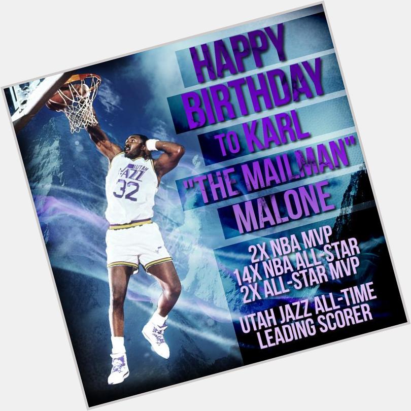  : Join us in wishing KARL MALONE a HAPPY BIRTHDAY!  