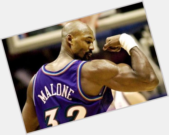 Happy Birthday to \"The Mailman\" Karl Malone! Perhaps the best player to never win a ring. 