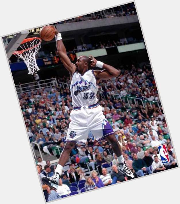 Happy Birthday to  and Hall of Famer \"The Mailman\" Karl Malone   