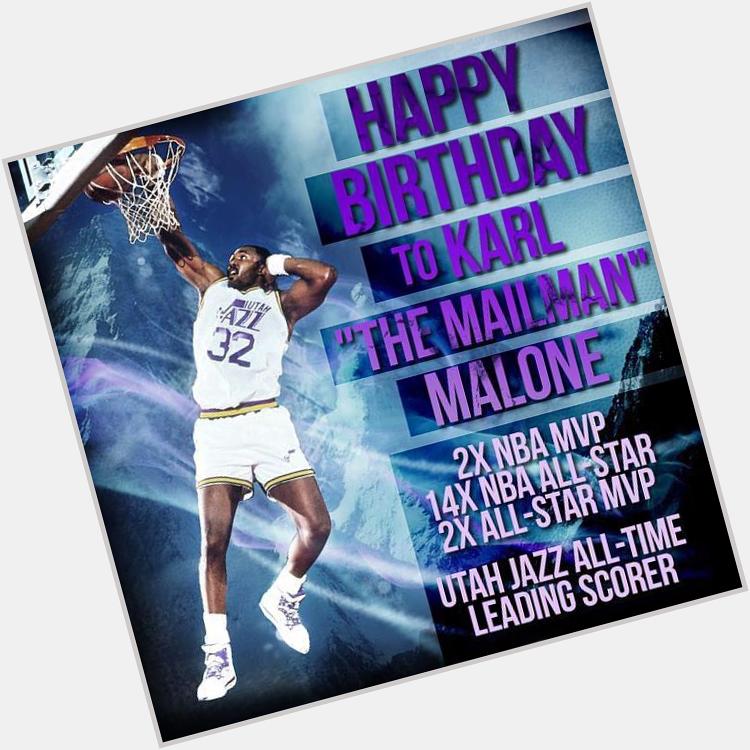  Join us in wishing legend KARL MALONE a HAPPY BIRTHDAY! by 