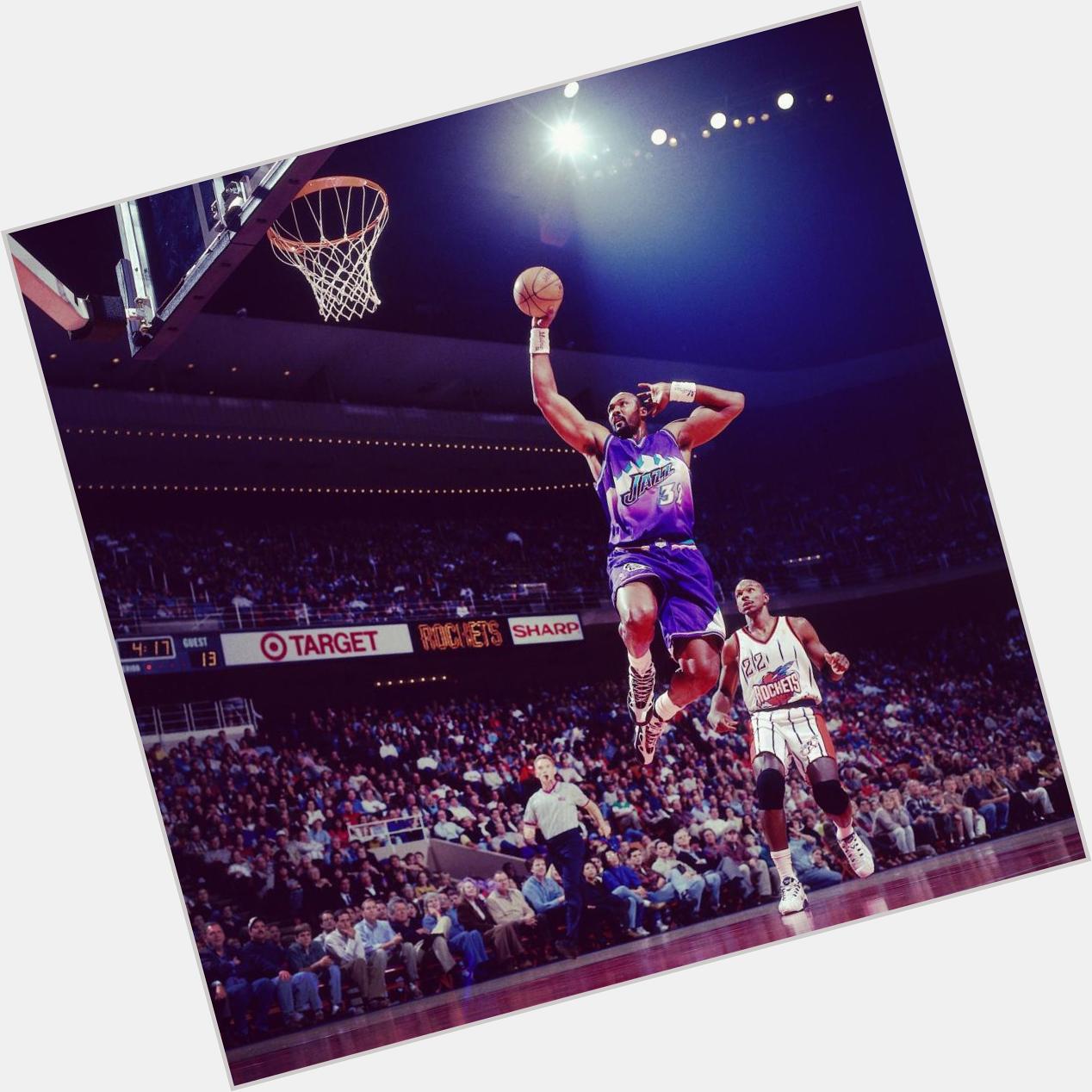 Happy 52nd birthday to \"The Mailman\", Karl Malone. He currently has the 2nd most points scored in NBA history. 