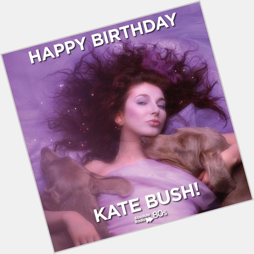 Happy birthday to a truly inspirational artist - Kate Bush! 
Your music\s like the sun coming out! 