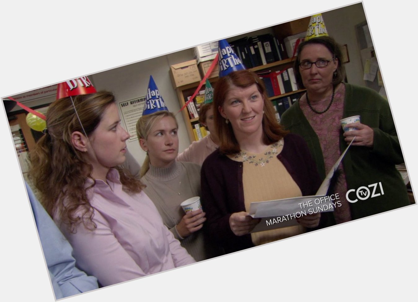 Happy COZI TV Birthday to funny lady Kate Flannery!  See her on The Office Sundays starting 11AM/10C on COZI TV! 