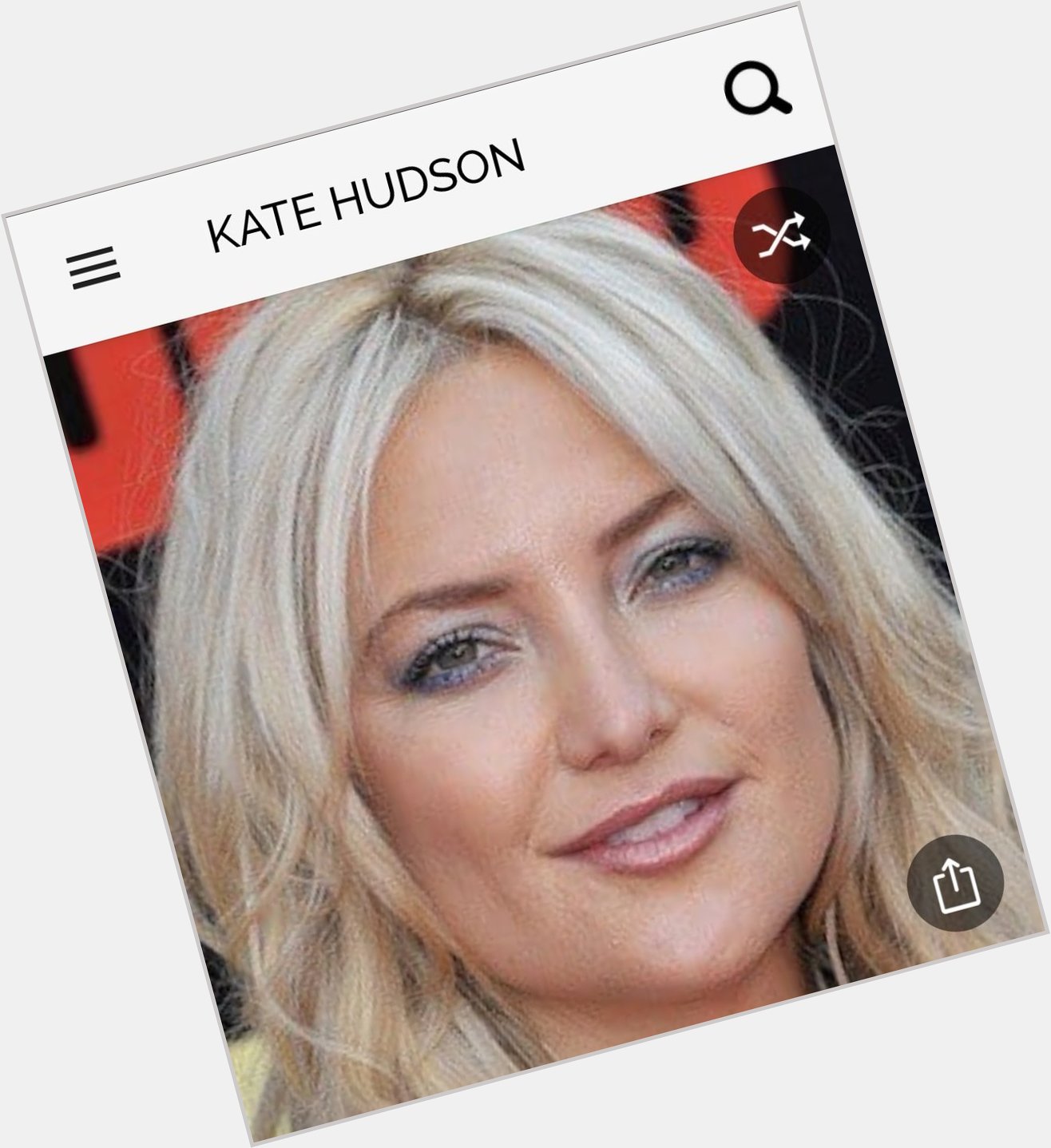 Happy Birthday to this great actress.  Happy Birthday to Kate Hudson 