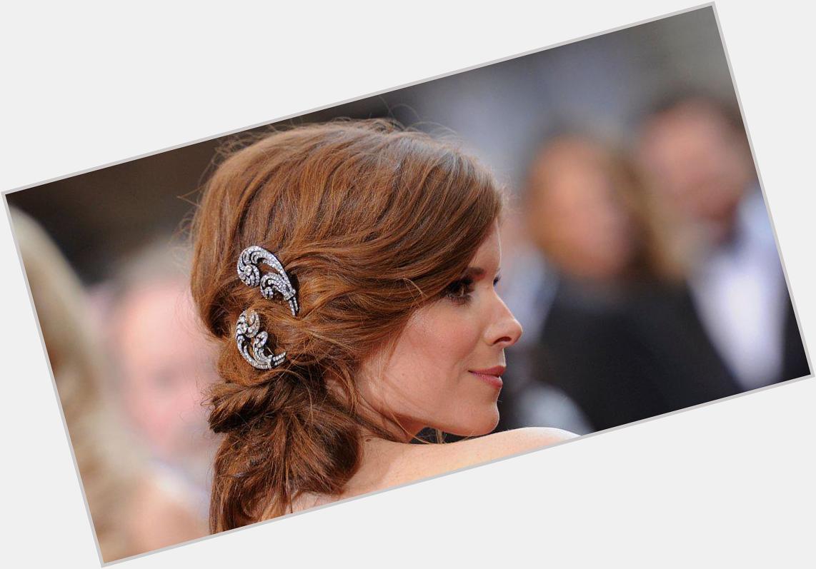 Happy birthday to Kate Mara, the new queen of unexpected updos.  