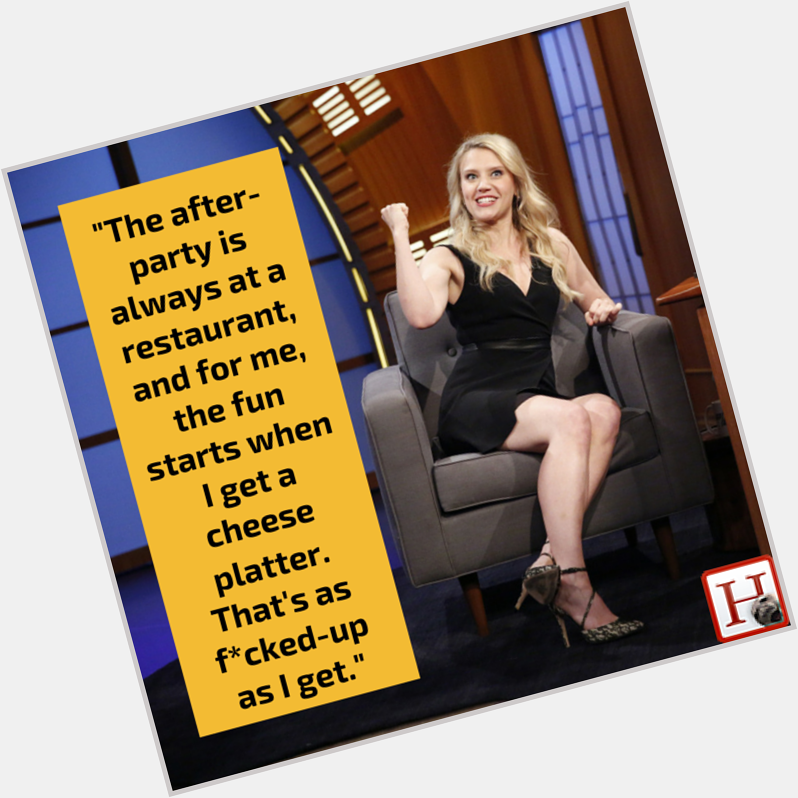 A girl after our own hearts. Happy Birthday, Kate McKinnon! 