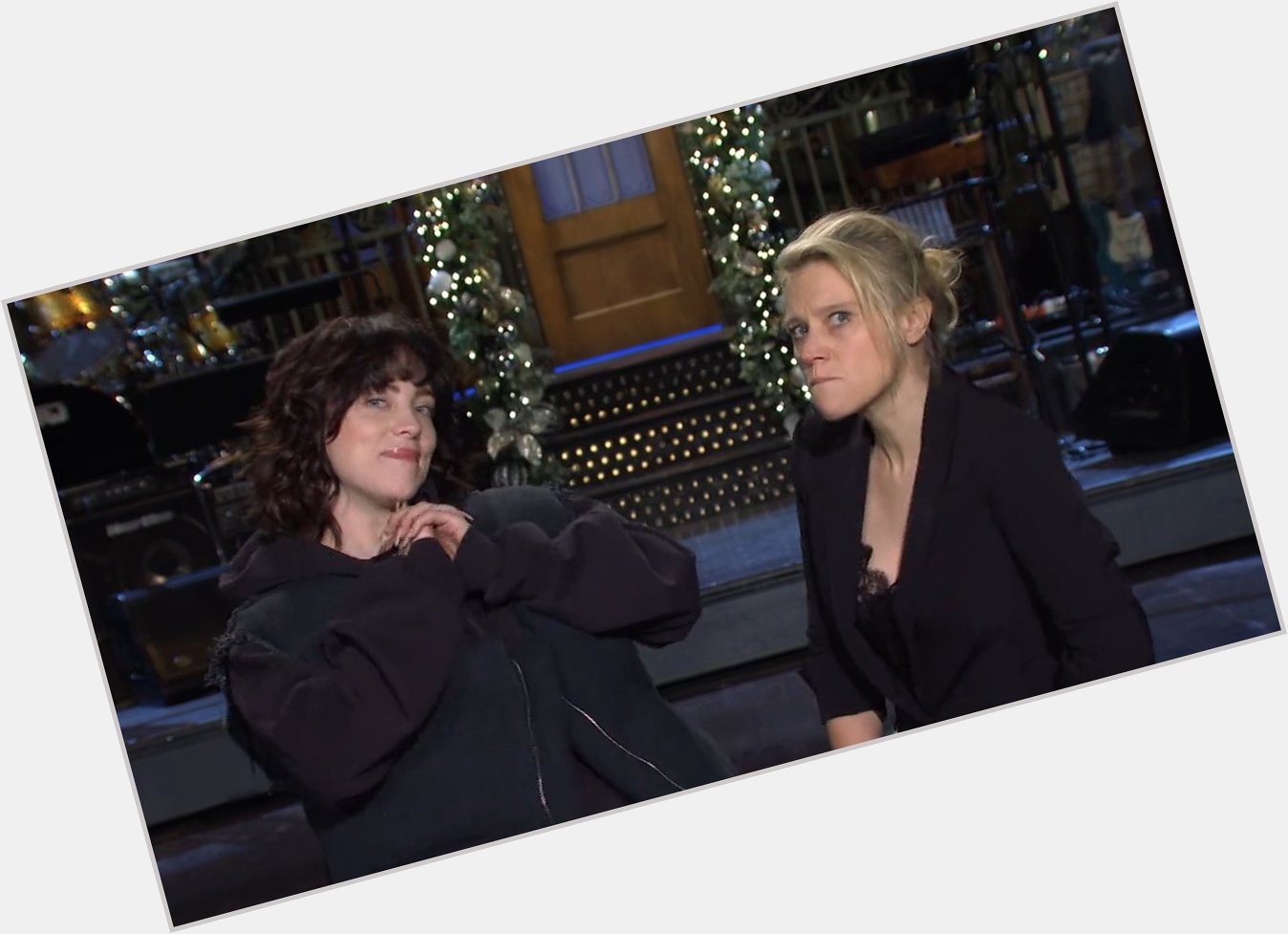 Dunno about you but Billie knows the big secret now, thanks to Kate McKinnon Happy Birthday  