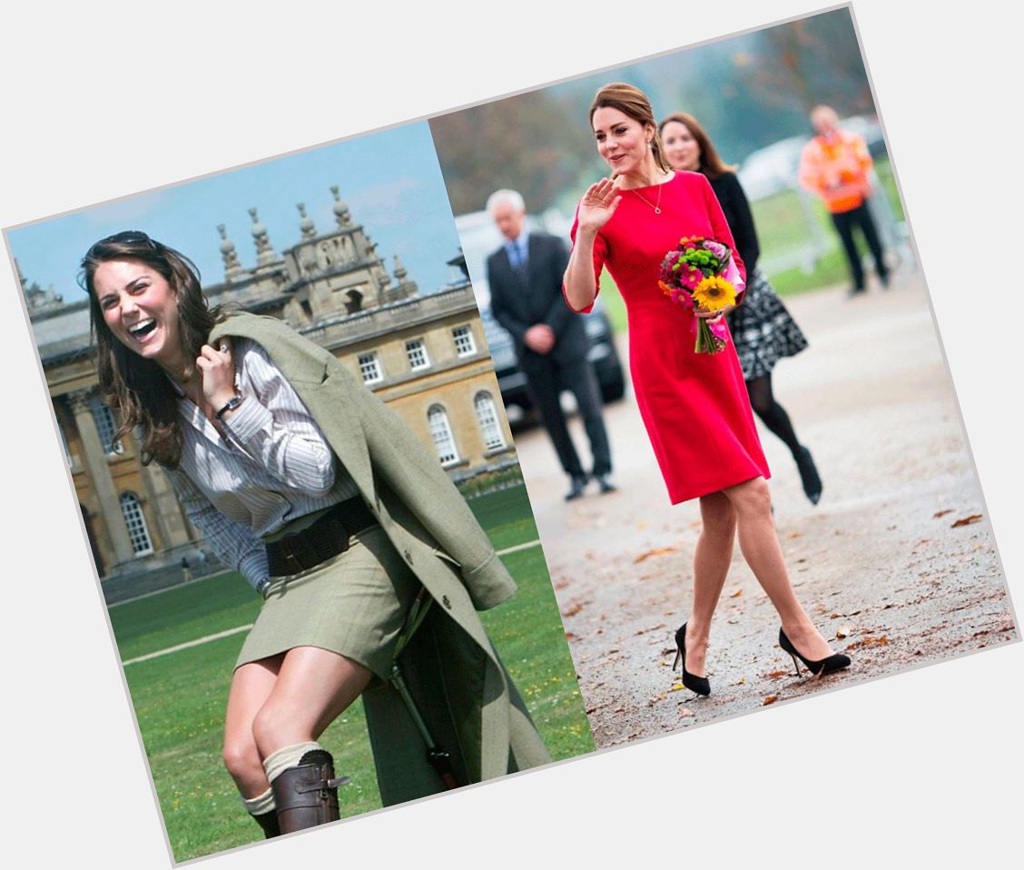 Happy 33rd Birthday, Kate Middleton! My, how times have changed...  